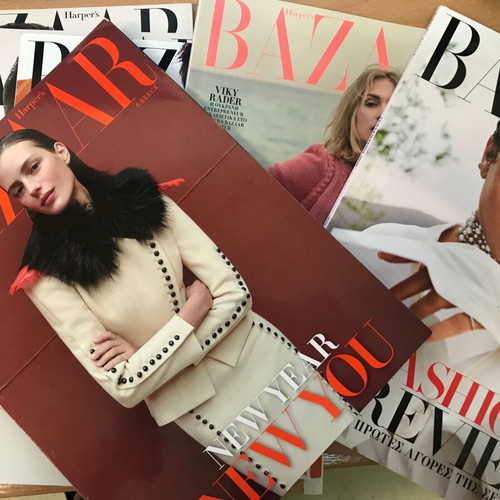 6 Harpers Bazaar Greek magazines like new 2019-2023 old fashion