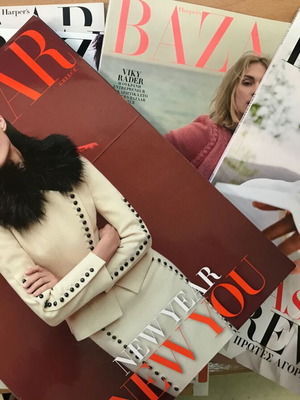 6 Περιοδικά Harpers Bazaar Ελληνικά σε άψογη κατάσταση 2019-2023 παλαιά μόδα