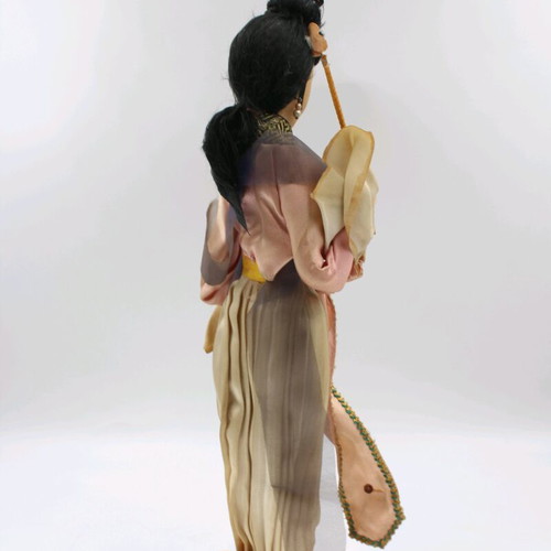 Geisha doll handmade 35 cm used