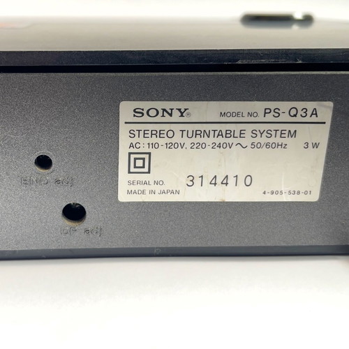 Sony PS-Q3A used fully automatic linear tracking turntable