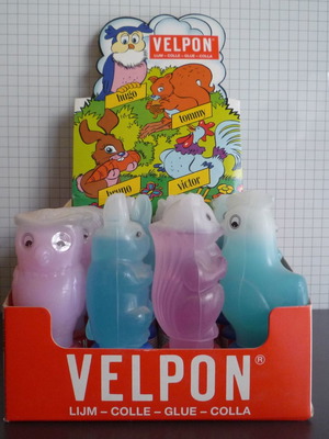 Velpon Animal Glues 1986 set of 4 new