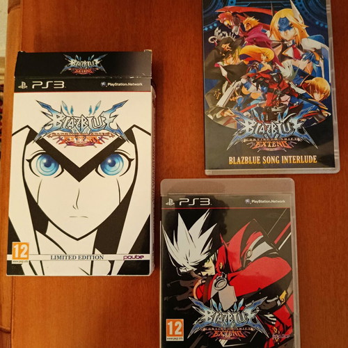 BlazBlue Continuum Shift Extend Limited Edition PS3 game like new, English version