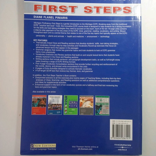 Michigan Proficiency First Steps pack of 2 books used