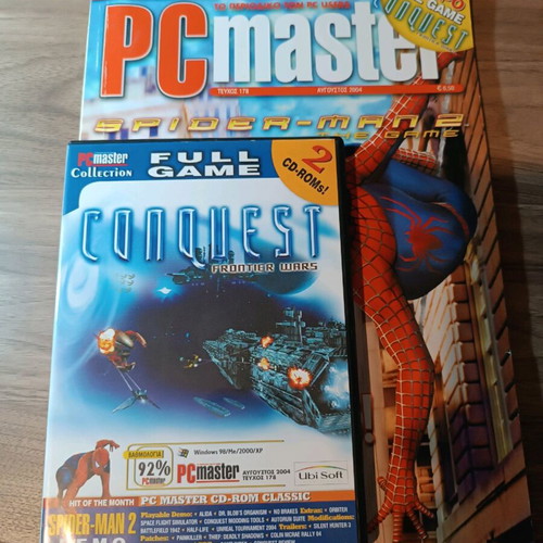 Pc master issue 178 used with Conquest Frontier Wars CD