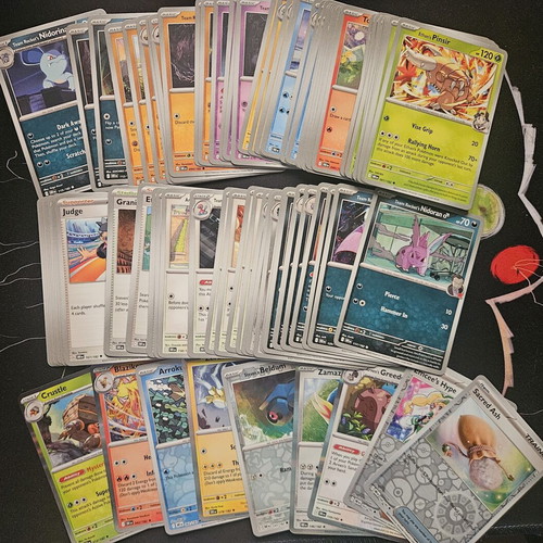 Bulk lot of 85 Pokemon cards from Destined Rivals set