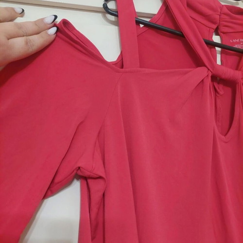 Lane Bryant XXL blouse red like new, plus size