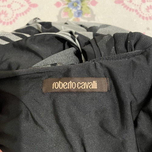 Roberto Cavalli maxi dress early 2000s, like new, size S, black and grey