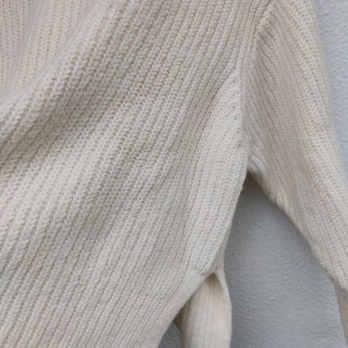 Zara soft fuzzy turtleneck oversized sweater used, beige