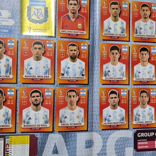 Panini Qatar 2022 sticker album, complete