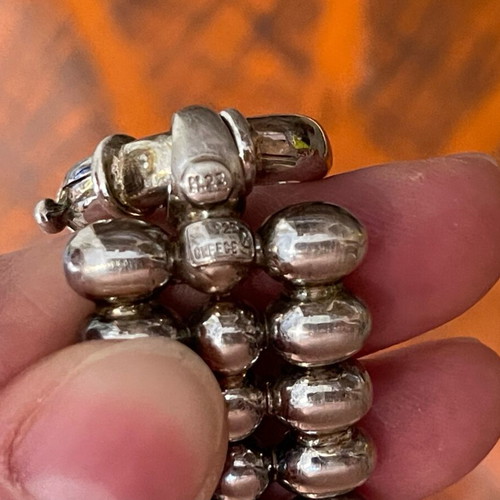 Ilias Lalaounis Vintage Silver 925 Bracelet like new, 75g