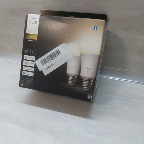 Philips Hue White E27 Smart LED Bulbs pack of 2, new