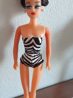 Barbie OOAK swimsuit inspired by Barbie's first swimsuit new