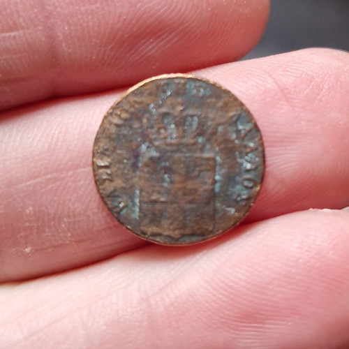 1 Lepton 1846 King Othon rare coin used