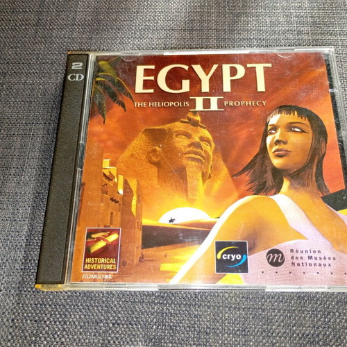 Egypt II The Heliopolis Prophecy PC game used, complete Big Box