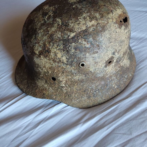 German M-35 Helmet used vintage World War II collectible