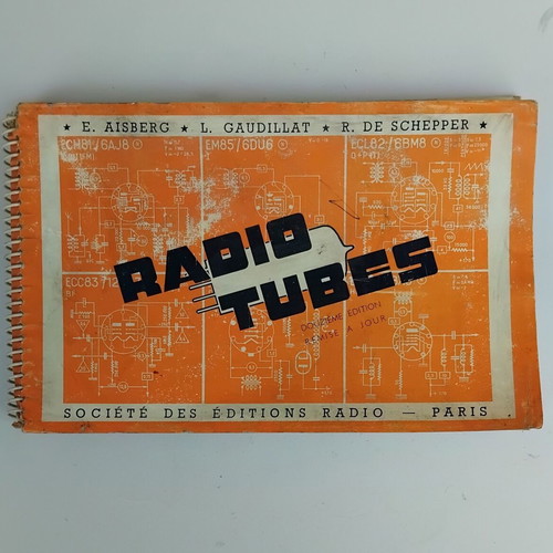 Radio Tubes book, vintage collectible