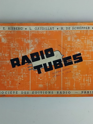 Radio Tubes book, vintage collectible