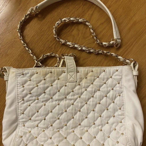 Juicy Couture bag used white with gold chain