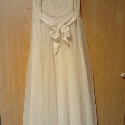 Monsoon dress for flower girl with lace and tulle, size S 12-13 years