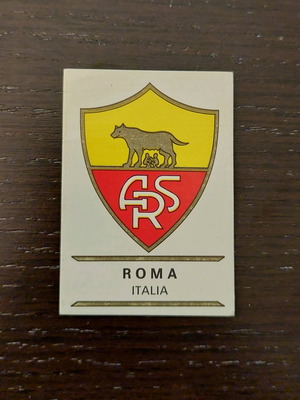 Roma Italia Panini Football Clubs 1975 sticker like new