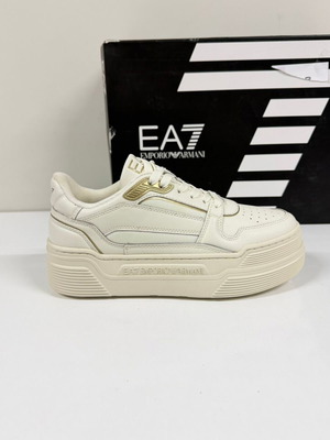 EA7 Emporio Armani platform sneakers new, size 36, beige
