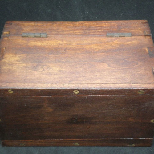Antique R.Reiss Liebenwerda- Okular theodolite used with wooden case