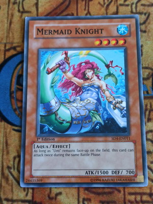 Mermaid Knight κάρτα Yu-Gi-Oh! σαν καινούργιο Effect Monster