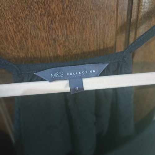 Marks and Spencer black dress like new, lightweight viscose