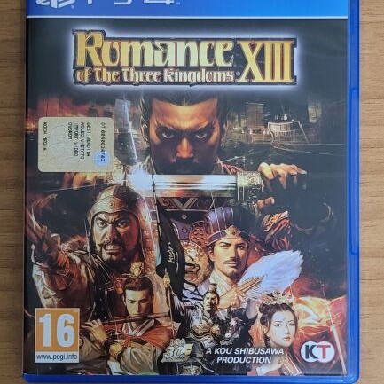 Romance of the Three Kingdoms XIII PS4 game, European version