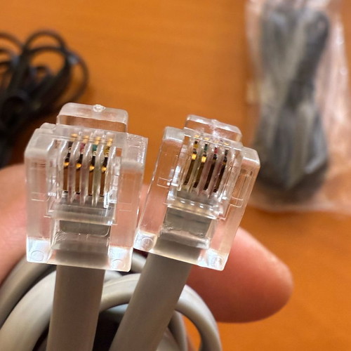 RJ11 telephone cables pack of 3 like new