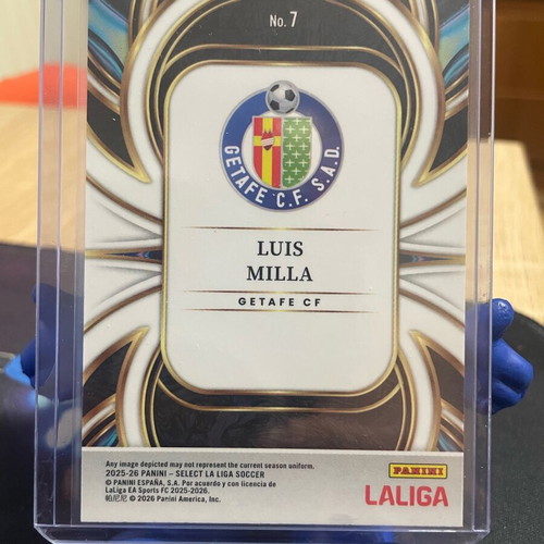 Panini Select 2025-26 La Liga Luis Milla Equalizers card like new