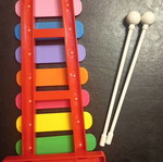 Xylophone with 8 notes