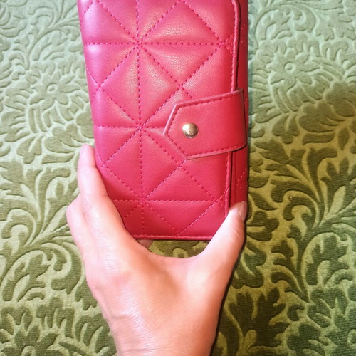 Kem wine red wallet