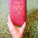 Kem wine red wallet