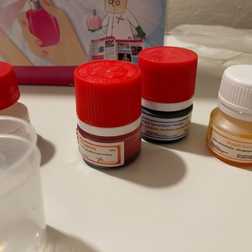 Spare parts and booklet for Scent Lab used, children's toy