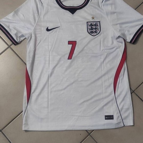 England National Team Jersey with Saka Number 7, 2026 World Cup Home Kit
