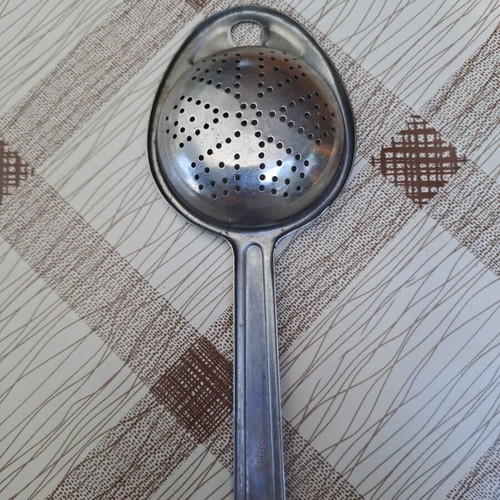 Vintage Rostfrei German Strainer used, stainless steel