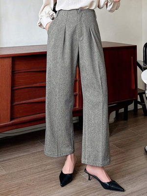 Dazy high-waisted gray pants XL new