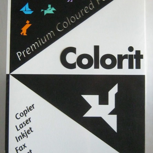 Colorit 160 g A4 printing paper sealed, pack of 250 sheets, vanilla/ivoire color
