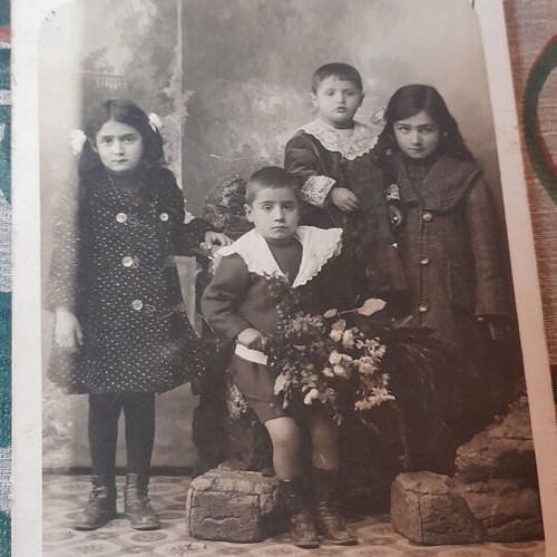 Vintage photographic postcard 1913 Piraeus used