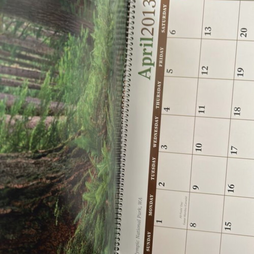 Vintage calendars new, pack of 13 with stunning photos