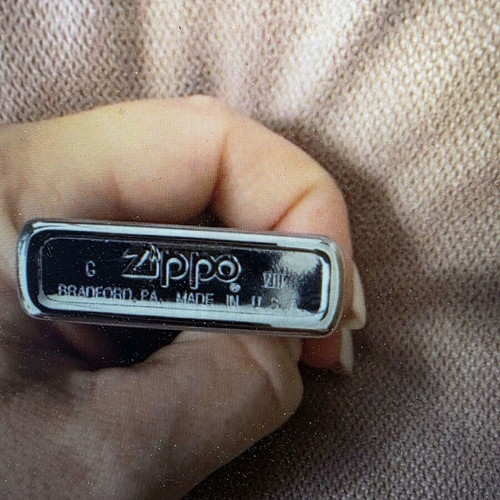 Vintage Zippo lighter, black
