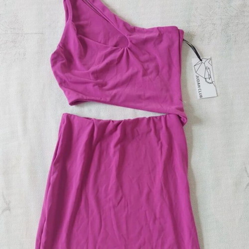 Judah Club Fuchsia Dress new, one size fits XS to M