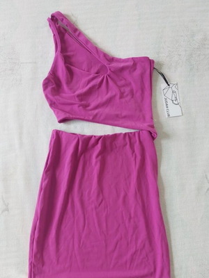 Judah Club Fuchsia Dress new, one size fits XS to M