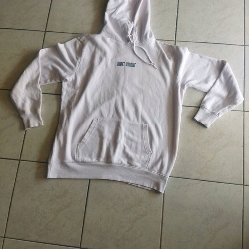 H&M Hoodie "More Amour" sweatshirt with hood XL like new