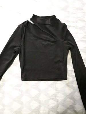 Top xxs petite elastic rib type without damage, shoulder opening