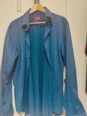 Πουκάμισο μπλε λικρα XXL σαν καινούργιο