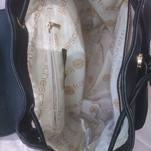 Franchesca Moretti black women's backpack like new