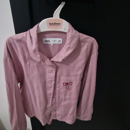 Zara pink shirt like new, 8 years