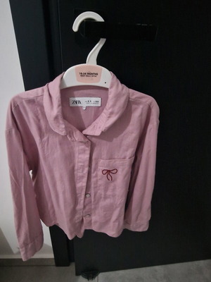 Zara ροζ πουκάμισο like new, 8 ετών